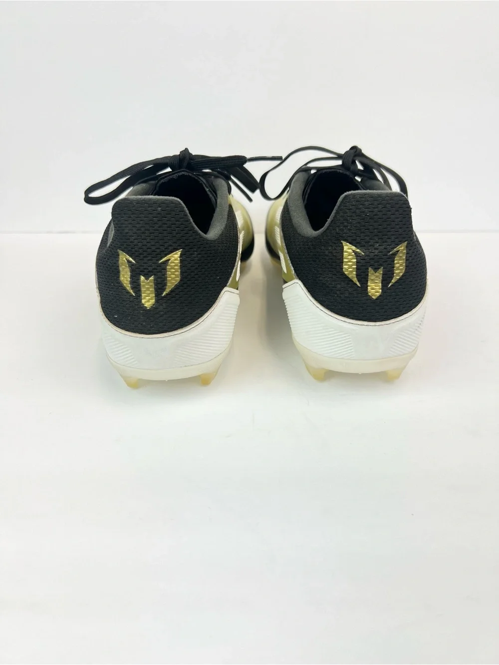 Adidas Messi F50 League FG/MG ME Mens Size 9.5 Soccer Cleats Black Gold IG9274